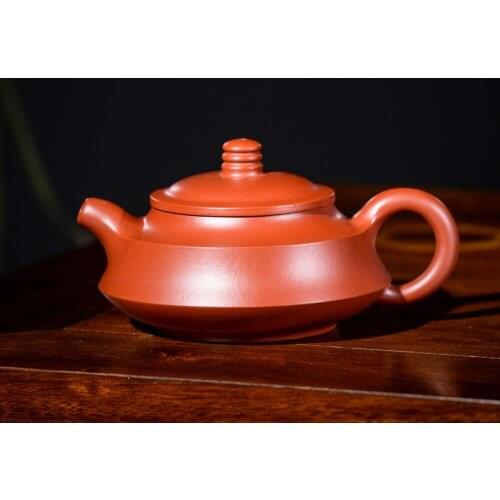 150ml Yixing good quality original mud famous master all handmade Zhu mud Hanjun pot Kung Fu tea kettle tea gift genuine custom