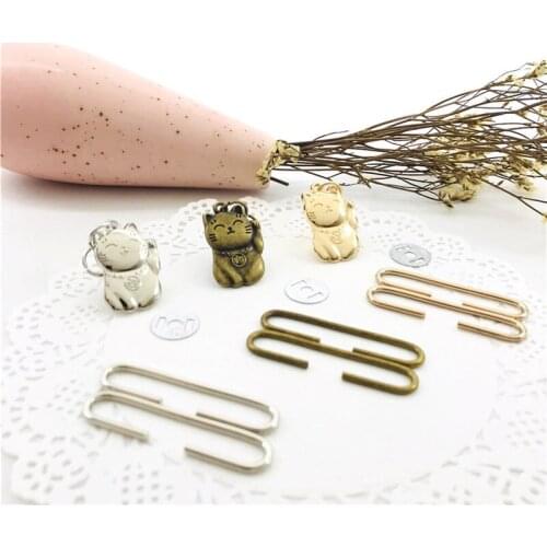 3 Sets Lucky Cat C Shape Magnet Metal Purse Frames Clasp Lock Silver/Bronze/Gold Tone Women Bag Luggage Hardware Accessories 5cm