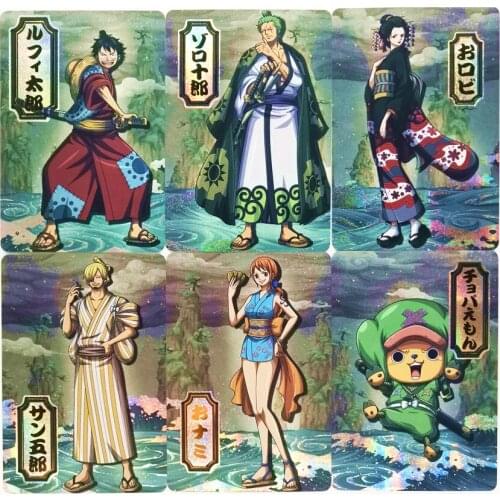9pcs/set ONE PIECE Wano Country Toys Hobbies Hobby Collectibles Game Collection Anime Cards