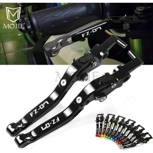 Motorcycle Accessories CNC Adjustable Folding Extendable Brake Clutch Lever For Yamaha FZ-07 FZ07 FZ 07 2014-2018 2015 2016 2017