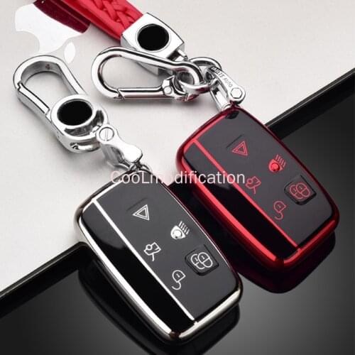 New TPU Car Key Case For Land Rover Range Rover Sport A9 Discovery 2 3 4 Sport For Jaguar XF A8 A9 X8 XE XF XFL Remote Cover