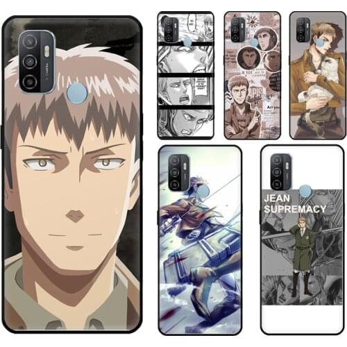 Jean Kirstein Attack on Titan Case For OPPO Reno 4 Pro 2 Z F7 F5 A1K A3S A15 A52 A72 A91 A83 A5 A9 A31 A53 2020 Funda