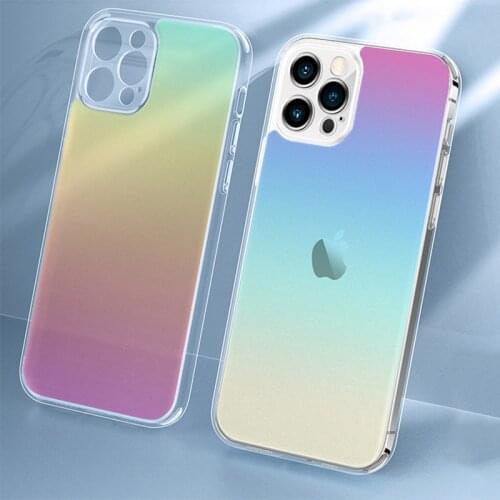 Fashion Shockproof Carmera Lens Protection Silicone Mobile Phone Case For iPhone 12 Pro Max Mini 11 Smartphone Back Cover Fundas