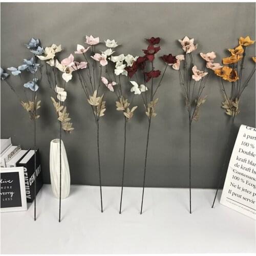 1pc Daffodil Artificial Silk Flower Plant Home Party Wedding Hall Decoration Flower Arrangement Fake Flowers