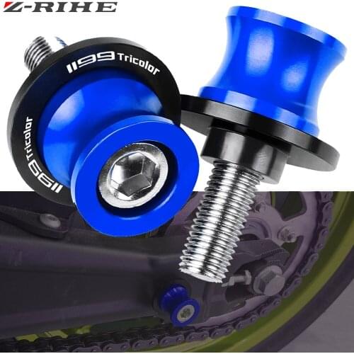 For DUCATI 1199 Panigale TRicoloR 1199TRicoloR 2012-2015 Motorcycle CNC Aluminum 6/8/10MM Swingarm Spools Slider Stands Screw