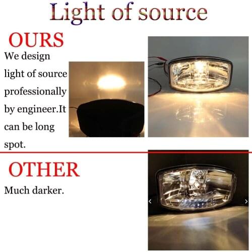 Jumbo 320 Spot Light Fog Lamp 24V Clear Lens for Scania Truck