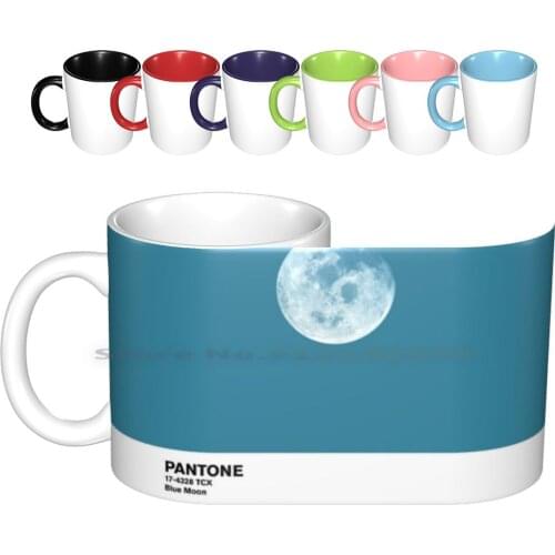 Pantone Ceramic Mugs Coffee Cups Milk Tea Mug Color Colored Colorful Colour Coloured Colourful Cover Decorative Fashion Pantone