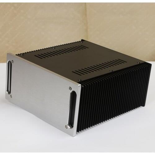 240*120*257mm Amplifier Chassis Shell Diy Box Enclosure All Aluminum Amplifier Case House Heat Dissipation on Both Sides