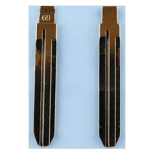 NO. 69 Blank Car Key Blade TOY43R For Great Wall for Toyota (old) side Groove 69