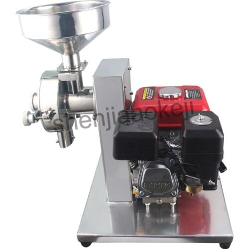Stainless Steel grinding machine Gasoline Mill Grain Mixer Commercial Mill Mobile Outdoor Crusher Mobile Powder Grinder