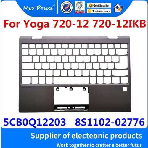 New original Palmrest Upper Cover Case Assembly Keyboard case Silver For Lenovo Yoga 720-12 720-12IKB 5CB0Q12203 8S1102-02776