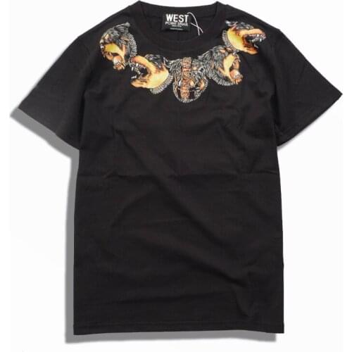 High New Novelty 19 Unisex Neck ferocious hounds T Shirts T-Shirt Hip Hop Skateboard Parkour Street Cotton T-Shirts Tee Top #E61