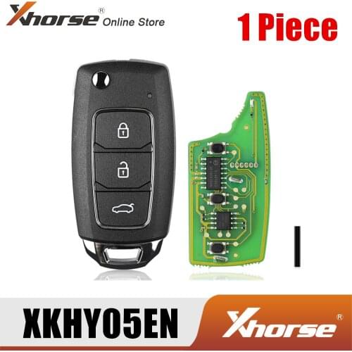 Xhorse XKHY05EN Wire Remote Key for Hyundai 3 Buttons English Version 1 Piece