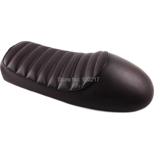 Dark Brown Vintage Hump Seat Cafe Racer Saddle GN CB200 CB350 CB400SS CB500 CB750 SR400 SR500 XJ XS KZ Motorcycle Retro Seat