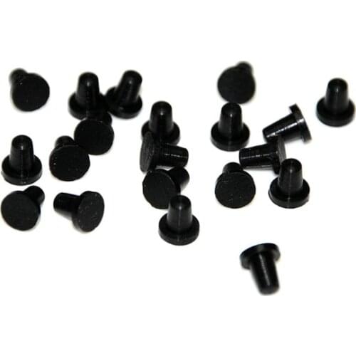 150pcs High quality small black rubber plug for ink cartridge / CISS accessories and parts drop shipping