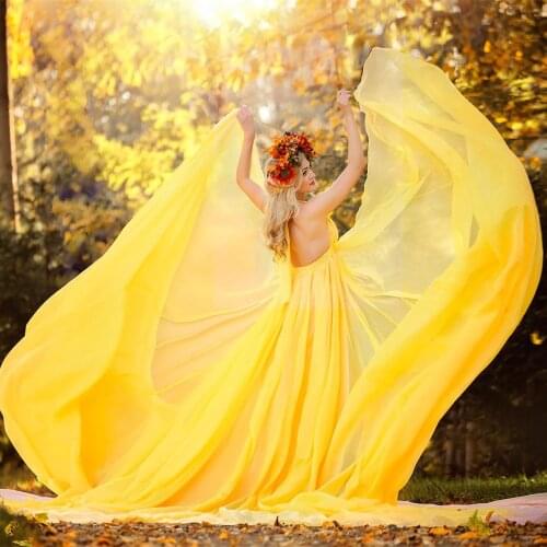 Women Pretty Maternity Dresses for Photoshoot A Line Halter Maternity Gown Photography Boudoir Lingerie Bathrobe Nightwear