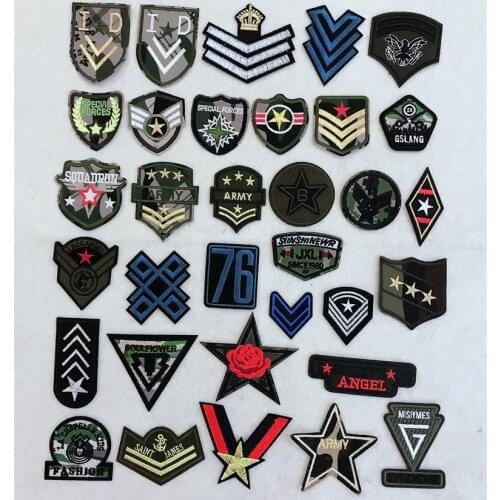 1 pcs Badges Embroidered Iron On Patches Clothing Accessories Bag Hat shoe Repair Appliques Phone Decor Diy