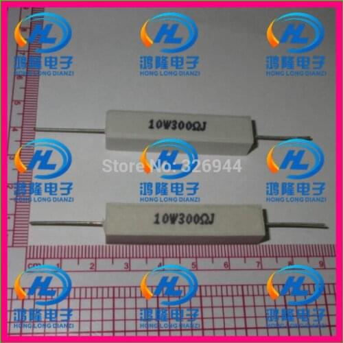 10pcs/lot) 10W 300 ohm +/-5% / 10W 300 ohm 5% / 10W 300RJ