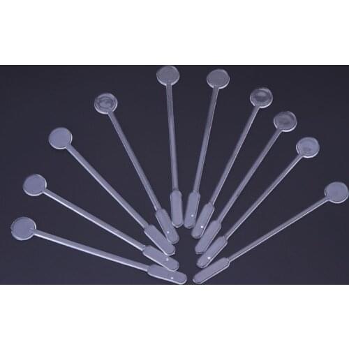 10pcs Plastic Transparent Mix Stick Rod Epoxy Resin DIY Tools Cosmetic Spatulas R2LE