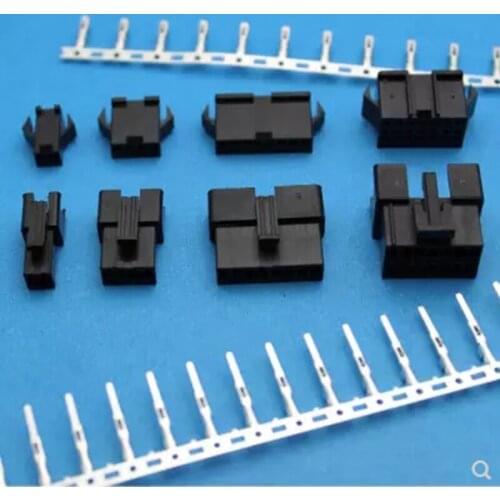 2sets SM2.5mm aerial docking connector replaces JST wire-to-wire connector male and female plastic case terminal 2-24P