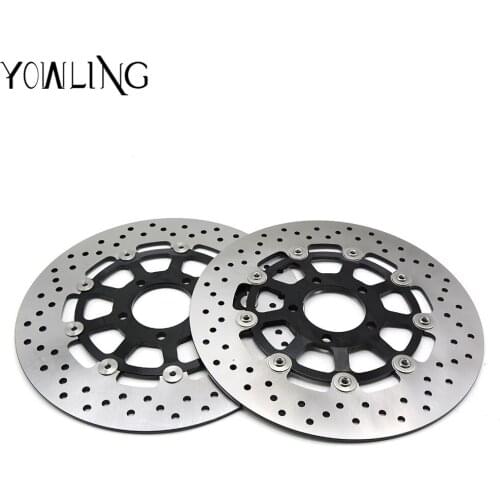 2PCS Motorcycle Accessories Front Floating Brake Disc Rotor For SUZUKI GSXR 750 1996 1997 1998 1999 2000 2001 2002 2003 K1 K2 K3