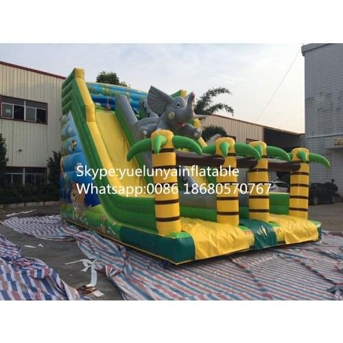 2016 new Factory direct Inflatable slide,Elephant slide KY-112