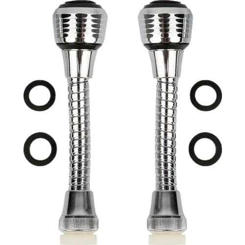 360 Degree Adjustment Kitchen Faucet Extension Tube Bathroom Extension Water Tap Water Filter Foam Faucet Tools Accessories