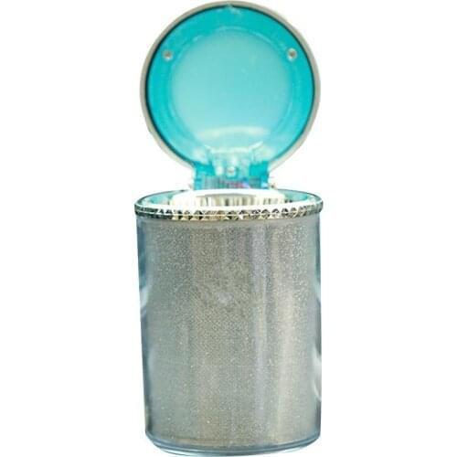 80% HOT SALES!!! Auto Car LED Light Cigaretteed Cigared Cylinder Ashtray Container Holder Storage Cup