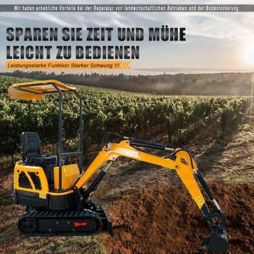 Günstigste Bagger Maschine Minibagger Kostenloser Versand Chinesisch Kleinsterbagger Mit Anbaugeräten