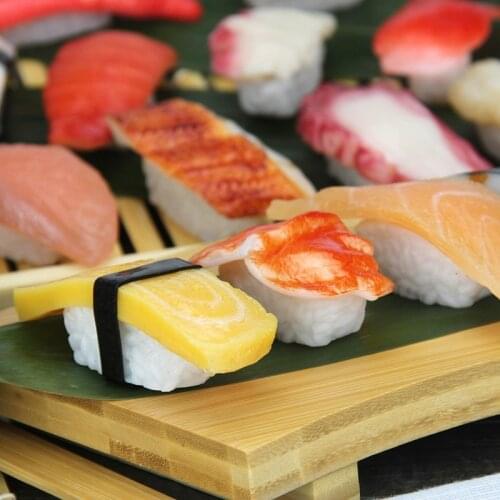 Festive Party Artificial Decorations Miniatures simulation ornament mini rice sushi Japanese Cuisine model set supplies