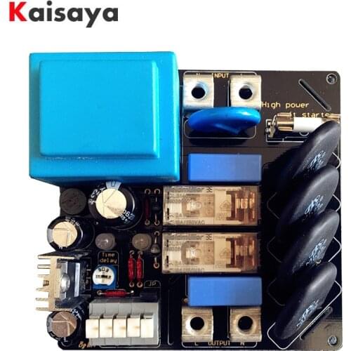 Class A 220V Power Amplifier Temperature Soft Start Delay Protection Board for Amplifier T1374