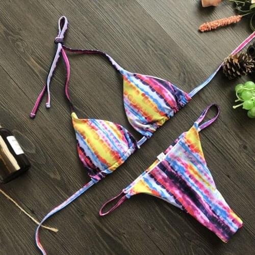 Swimsuit Womans Swimwear 2021 Sexy Bikini New Push Up Bikini Set Bathing Suit Women Print Floral Beachwear Biquini Two Piece S