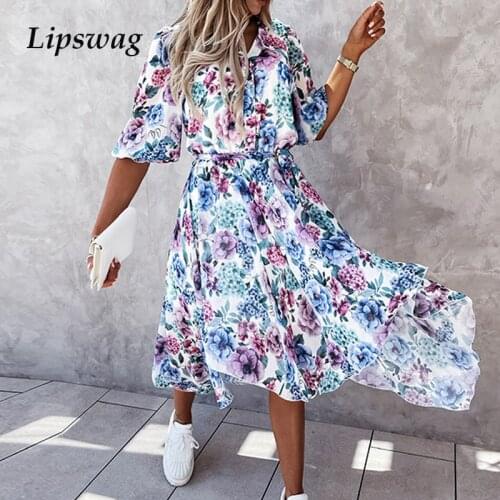 Lipswag Summer Chiffon Dresses