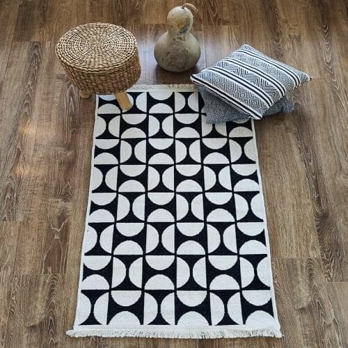 Floor Rug Chenille Rug Thick Woven High Quality Double Sided Use Washable Rug 80x150 cm High quality Rug for Kitchen Living Room