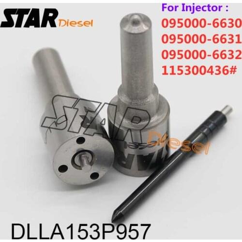 Diesel Fuel Injection Nozzle Tips DLLA153P957 Sprayer DLLA 153P 957 For 095000-6630 095000-6631 095000-6632 115300436