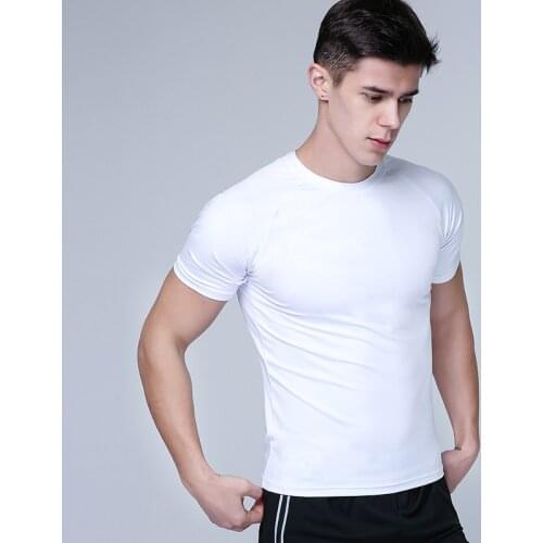 MRMT 2021 Brand New Mens T Shirt Pure Color Leisure Head T-shirt for Male Short Sleeve Round Collar Tights Tops Tshirt