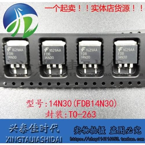 Original new 5pcs/ 14N30 FDB14N30 14A/300V TO-263