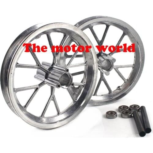 Free Shipping Good Reputation 222mm Front and Rear Tire Aluminium Alloy Wheel Rim Fit for 49cc Mini Moto Pocket Dirt Bike