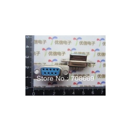 10pcs 9 Pin D-SUB Female DB9F Solder Type Connector DB9