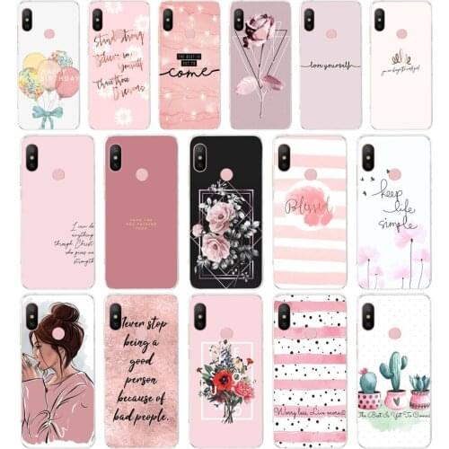 61 Proverb Phrase Motto gift Soft Silicone Tpu Cover phone Case for Xiaomi Redmi 6 8 8a Note 8 Pro 8t case