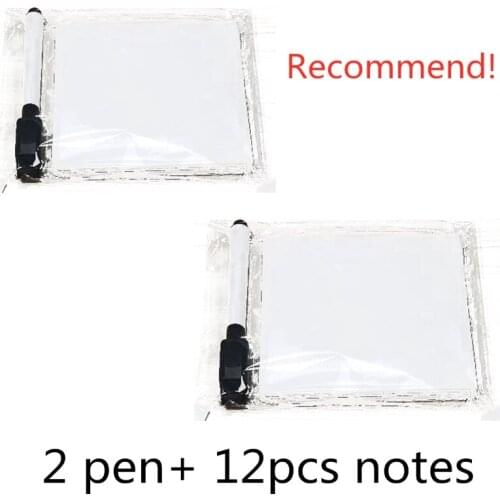 T8DB Dry Wipe Sticky Notes Pad, Removable Reusable Labels Sticker for storage Bins, Waterproof Adhesive Labels for Bottles, G