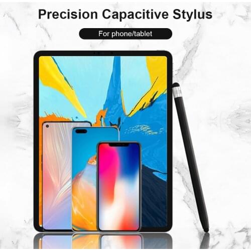 Stylus Pen for Touch Screens 2 in 1 Rubber Tips Capacitive Stylus Pencil for iPhone iPad Andoird Phone Tablet