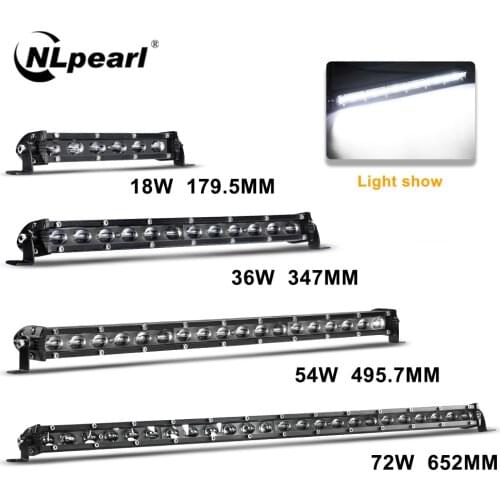 Nlpearl 8-50inch 6D LED Bar 90W 120W Offroad Led Light Bar for Driving Trucks Lada Niva Tractor Boat 12V 24V Spot LED Work Light