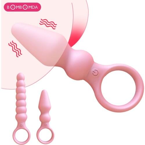 Vibrators Anal Butt Plug Vibrator Sex Toys Prostate Massager Adult Toy Sextoy Erotic Sex shop Buttplug For Men Women Male Sexo