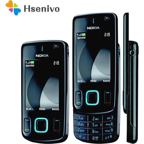 Refurbished original phone Nokia 6600 slide refurbished cell phone Black color in Stock refurbished