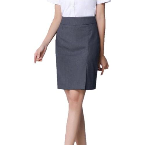 Skirts Womens 2021 Women High Waist OL Formal Skirt Fashion Laides Workwear Bodycon Pencil Skirt Plus Size 5XL S444