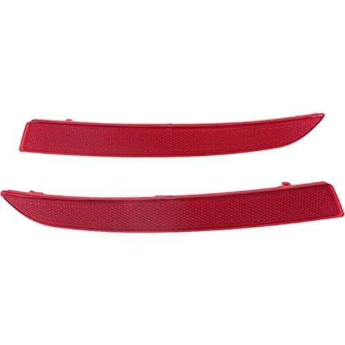 Rear Bumper Reflector Light Trim Warning Lamp 63147318555 63147318556 for BMW F10 F18 520D 520I 528I 535I 2013-2016