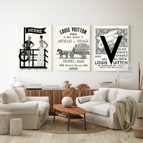 Women Beach French Fashion Prints Magazine Cover Wall Art Canvas Painting Vintage Paris Poster Room Decor Aesthetic