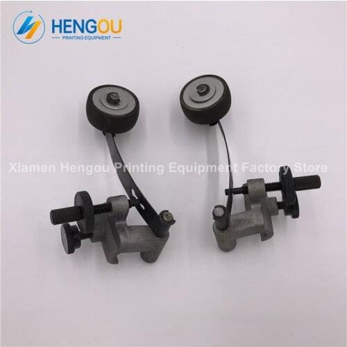 1 Pair K0822 Komori Paper rubber wheel Assembly for komori machine delivery wheel parts
