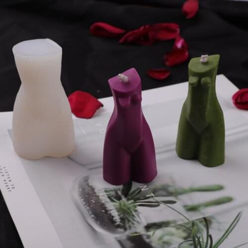 Abstract Geometry Form for Candles Tools Figures Crafts Silicone Candle Making Supplies 3D Silicone Mold for Candle Making Soap